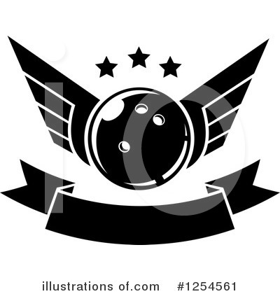 Bowling Ball Clipart #1254561 by Vector Tradition SM