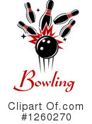 Bowling Clipart #1260270 by Vector Tradition SM