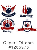 Bowling Clipart #1265976 by Vector Tradition SM