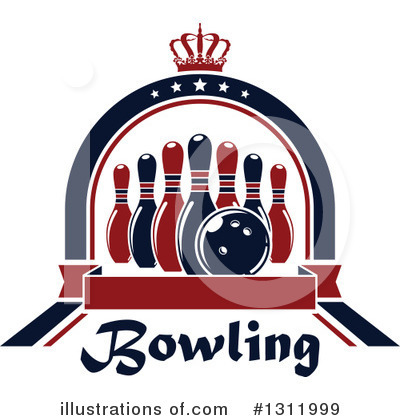Royalty-Free (RF) Bowling Clipart Illustration by Vector Tradition SM - Stock Sample #1311999