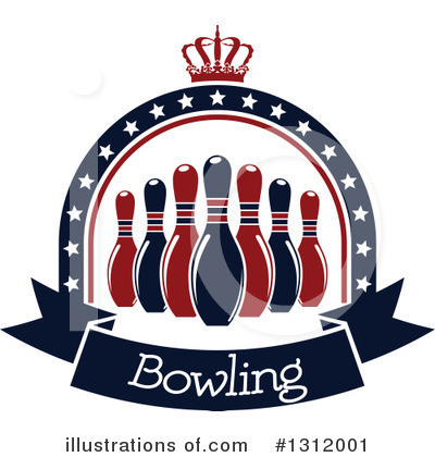 Royalty-Free (RF) Bowling Clipart Illustration by Vector Tradition SM - Stock Sample #1312001