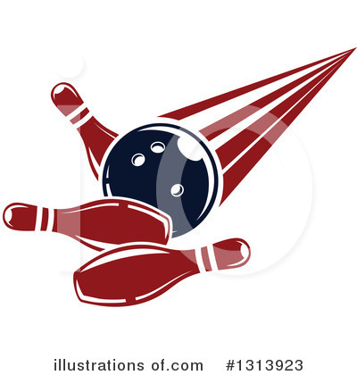 Royalty-Free (RF) Bowling Clipart Illustration by Vector Tradition SM - Stock Sample #1313923