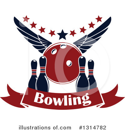 Royalty-Free (RF) Bowling Clipart Illustration by Vector Tradition SM - Stock Sample #1314782
