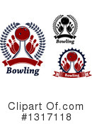 Bowling Clipart #1317118 by Vector Tradition SM
