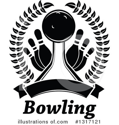 Royalty-Free (RF) Bowling Clipart Illustration by Vector Tradition SM - Stock Sample #1317121