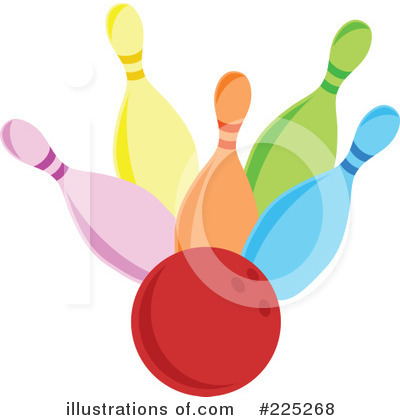Royalty-Free (RF) Bowling Clipart Illustration by Prawny - Stock Sample #225268