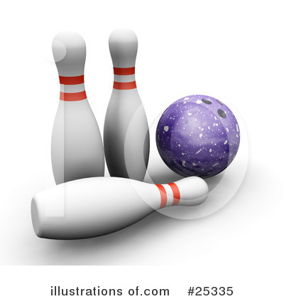 Royalty-Free (RF) Bowling Clipart Illustration by KJ Pargeter - Stock Sample #25335