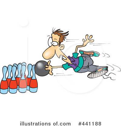 Royalty-Free (RF) Bowling Clipart Illustration by toonaday - Stock Sample #441188