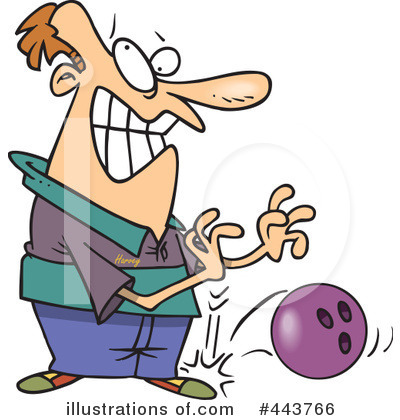 Royalty-Free (RF) Bowling Clipart Illustration by toonaday - Stock Sample #443766