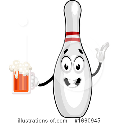 Royalty-Free (RF) Bowling Pin Clipart Illustration by Morphart Creations - Stock Sample #1660945