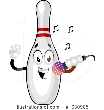 Royalty-Free (RF) Bowling Pin Clipart Illustration by Morphart Creations - Stock Sample #1660965