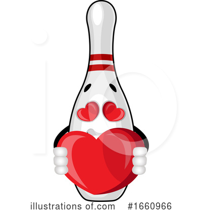 Royalty-Free (RF) Bowling Pin Clipart Illustration by Morphart Creations - Stock Sample #1660966