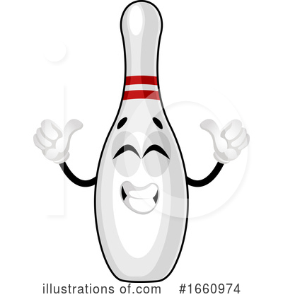 Royalty-Free (RF) Bowling Pin Clipart Illustration by Morphart Creations - Stock Sample #1660974