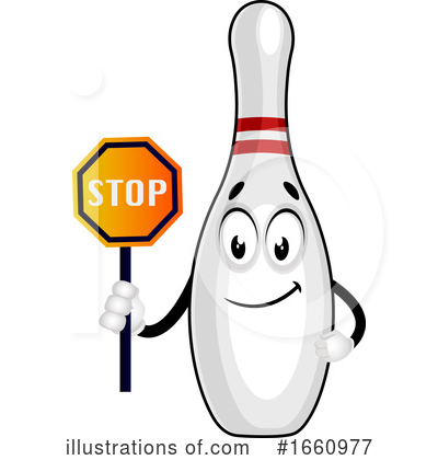 Bowling Pin Clipart #1660977 by Morphart Creations