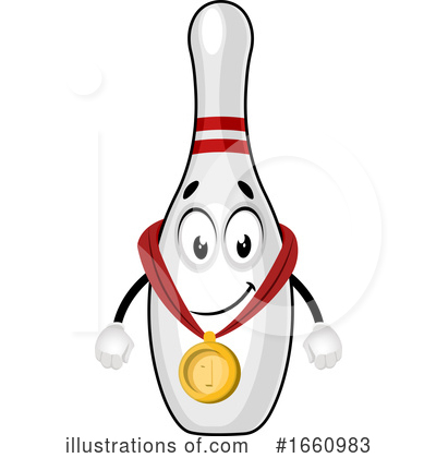 Royalty-Free (RF) Bowling Pin Clipart Illustration by Morphart Creations - Stock Sample #1660983