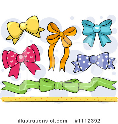 Royalty-Free (RF) Bows Clipart Illustration by BNP Design Studio - Stock Sample #1112392