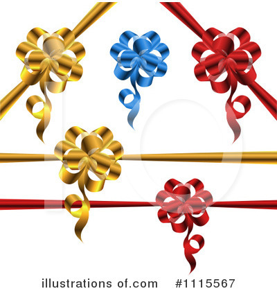 Royalty-Free (RF) Bows Clipart Illustration by MilsiArt - Stock Sample #1115567
