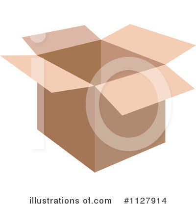 Royalty-Free (RF) Box Clipart Illustration by Lal Perera - Stock Sample #1127914