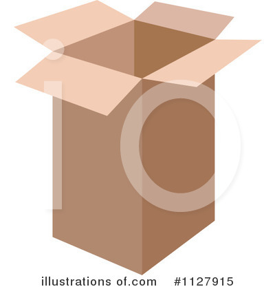 Royalty-Free (RF) Box Clipart Illustration by Lal Perera - Stock Sample #1127915