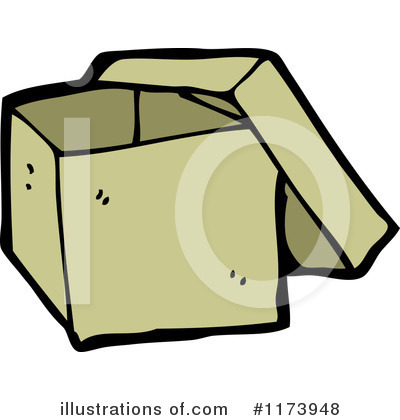 Royalty-Free (RF) Box Clipart Illustration by lineartestpilot - Stock Sample #1173948