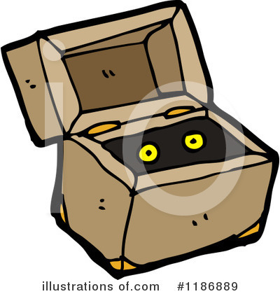 Royalty-Free (RF) Box Clipart Illustration by lineartestpilot - Stock Sample #1186889