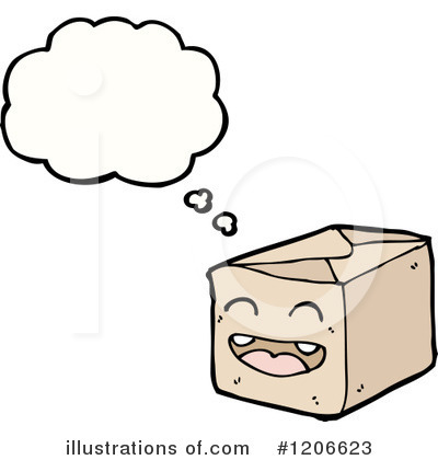 Royalty-Free (RF) Box Clipart Illustration by lineartestpilot - Stock Sample #1206623