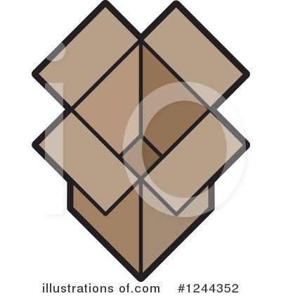 Royalty-Free (RF) Box Clipart Illustration by Lal Perera - Stock Sample #1244352