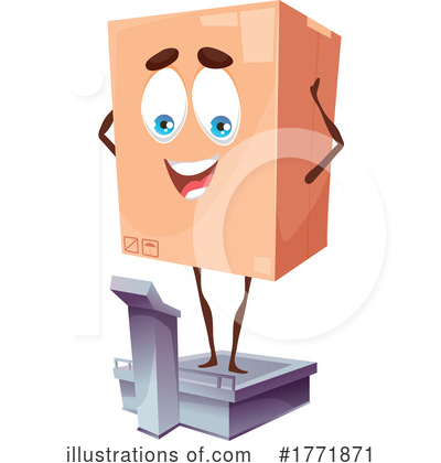 Parcel Clipart #1771871 by Vector Tradition SM