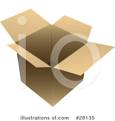 Royalty-Free (RF) Box Clipart Illustration by KJ Pargeter - Stock Sample #28135