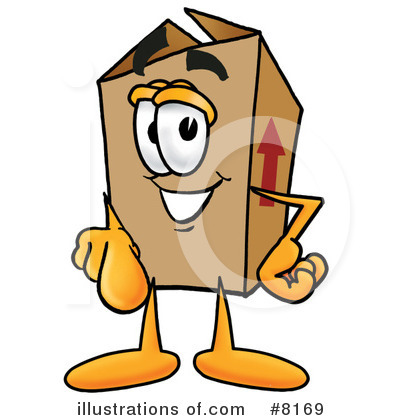 Royalty-Free (RF) Box Clipart Illustration by Mascot Junction - Stock Sample #8169