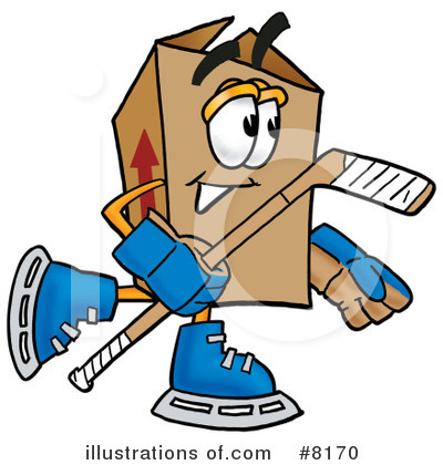 Royalty-Free (RF) Box Clipart Illustration by Mascot Junction - Stock Sample #8170