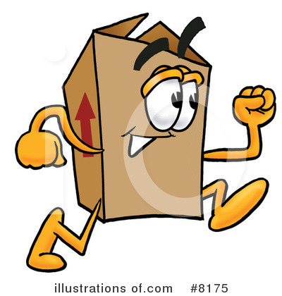 Royalty-Free (RF) Box Clipart Illustration by Mascot Junction - Stock Sample #8175