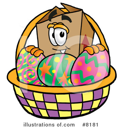 Royalty-Free (RF) Box Clipart Illustration by Mascot Junction - Stock Sample #8181