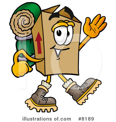 Royalty-Free (RF) Box Clipart Illustration by Mascot Junction - Stock Sample #8189