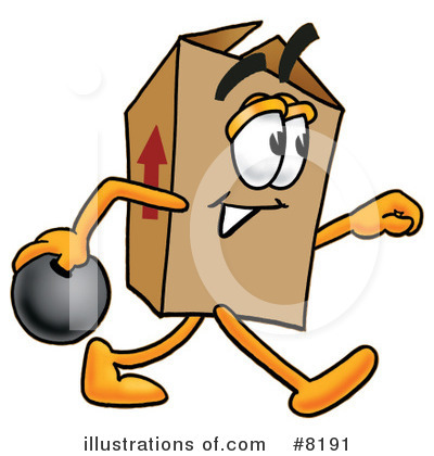Royalty-Free (RF) Box Clipart Illustration by Mascot Junction - Stock Sample #8191