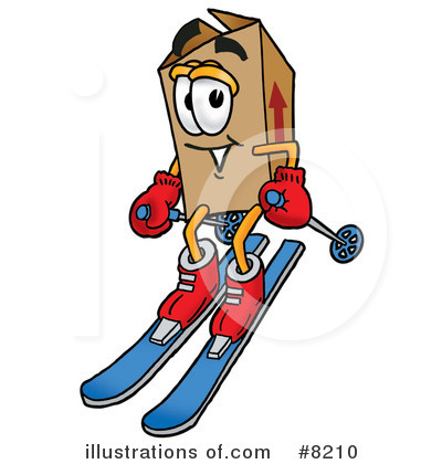 Royalty-Free (RF) Box Clipart Illustration by Mascot Junction - Stock Sample #8210