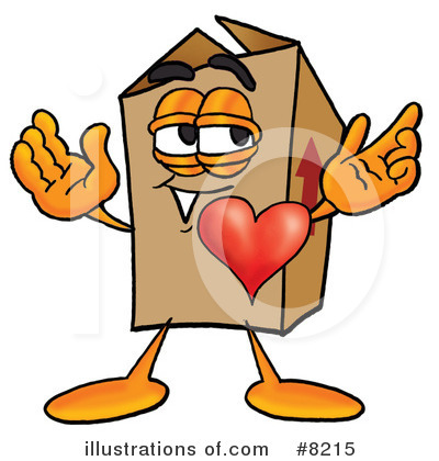 Box Clipart #8215 by Mascot Junction