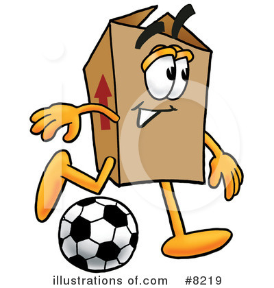 Royalty-Free (RF) Box Clipart Illustration by Mascot Junction - Stock Sample #8219