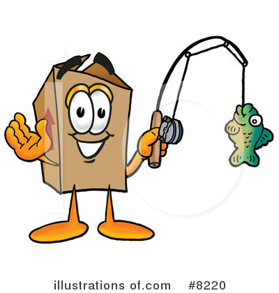 Royalty-Free (RF) Box Clipart Illustration by Mascot Junction - Stock Sample #8220