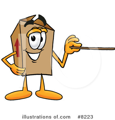 Royalty-Free (RF) Box Clipart Illustration by Mascot Junction - Stock Sample #8223
