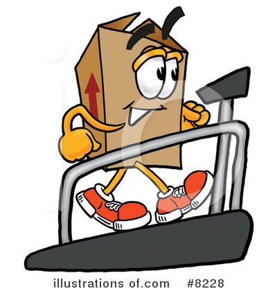 Royalty-Free (RF) Box Clipart Illustration by Mascot Junction - Stock Sample #8228