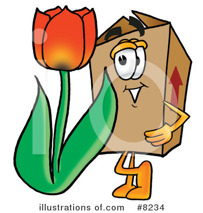 Box Clipart #8234 by Mascot Junction
