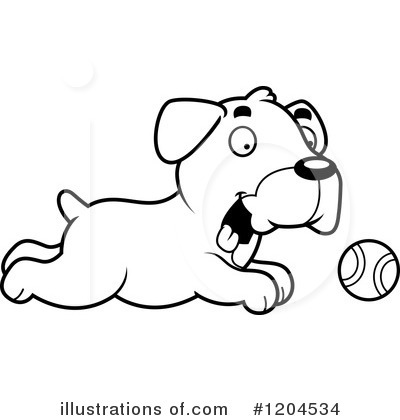 Royalty-Free (RF) Boxer Clipart Illustration by Cory Thoman - Stock Sample #1204534