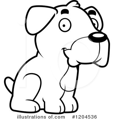 Royalty-Free (RF) Boxer Clipart Illustration by Cory Thoman - Stock Sample #1204536