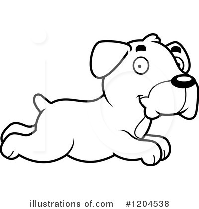 Royalty-Free (RF) Boxer Clipart Illustration by Cory Thoman - Stock Sample #1204538