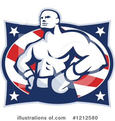 Royalty-Free (RF) Boxer Clipart Illustration by patrimonio - Stock Sample #1212580