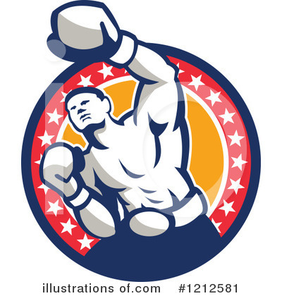Royalty-Free (RF) Boxer Clipart Illustration by patrimonio - Stock Sample #1212581