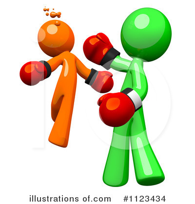 Royalty-Free (RF) Boxing 7 Clipart Illustration by Leo Blanchette - Stock Sample #1123434