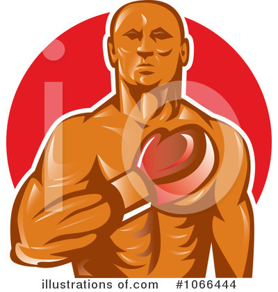 Royalty-Free (RF) Boxing Clipart Illustration by patrimonio - Stock Sample #1066444