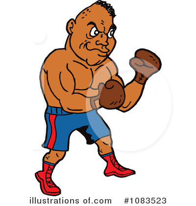 Royalty-Free (RF) Boxing Clipart Illustration by LaffToon - Stock Sample #1083523